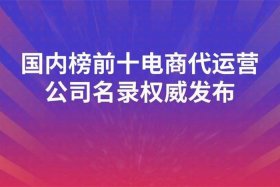 上海电商代运营公司100强 - 上海电商代运营公司100强企业