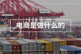 电商主要是干什么的呢 电商是干什么的 主要做哪些工作