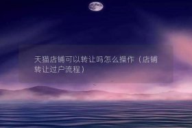 淘宝店铺转让过户怎么操作，淘宝店铺转让过户怎么操作视频