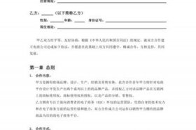 电商平台代运营合同模板（电商代运营协议内容）