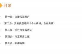 淘宝网免费开店（淘宝网免费开店的步骤）