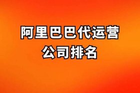 阿里代运营公司前十名 - 阿里巴巴代运营哪家公司好