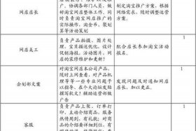 淘宝运营策划书、淘宝运营策划书模板范文