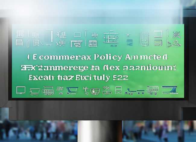电商税收新政策2025最新公告 电商税收政策2025年7月实施：2025年电商税收新政策正式发布最新公告