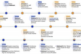 沃尔玛电商平台发展历程，沃尔玛电商发展的进程