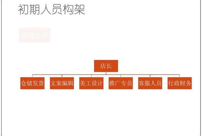 电商团队人员架构；电商团队人员架构图