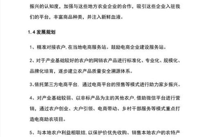 乡村振兴电商项目计划书(乡村振兴电商项目计划书范文) 乡村振兴电商项目计划书(乡村振兴电商项目计划书范文)