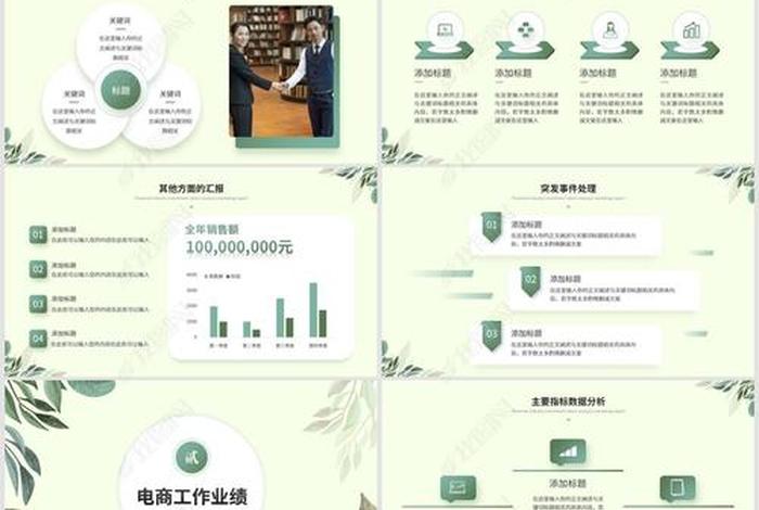 电商汇报ppt模板免费下载 电商汇报ppt模板免费下载百度网盘