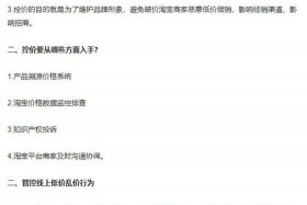 电商控价格 电商价格管控方案