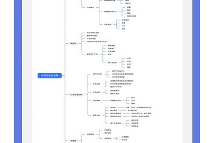 电商网店运营流程 - 电商网店运营流程图