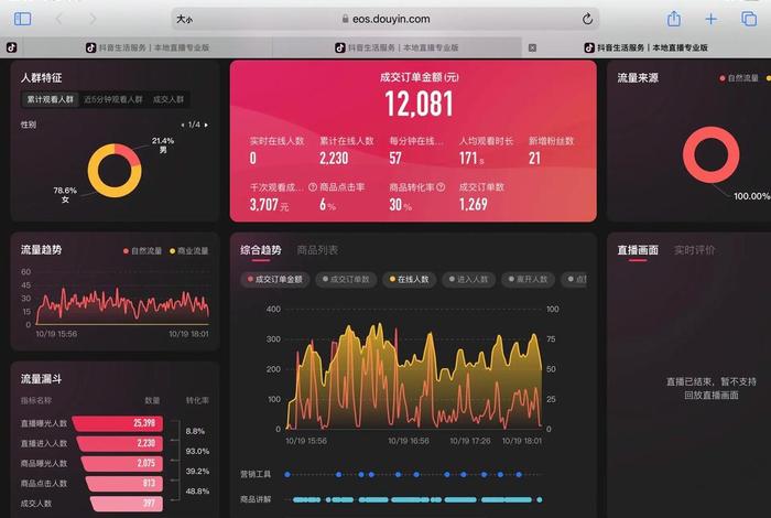 抖音电商直播后台中控台 - 抖音直播中控平台 抖音电商直播后台中控台 - 抖音直播中控平台