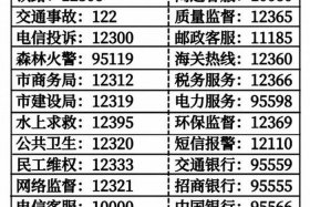 100个电话号码（100个电话号码昵称）