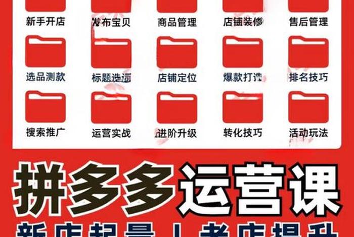 电商教程视频 - 电商新手入门视频教程免费版