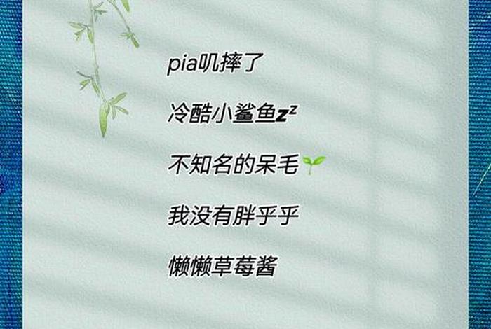 适合做电商的微信昵称，适合做电商的微信昵称女