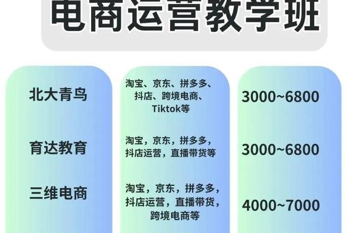 电商培训班机构推荐(电商培训机构怎么样) 电商培训班机构推荐(电商培训机构怎么样)