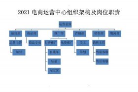 电商运营团队分工及指标（简述电商运营流程、运营岗位及团队分工）