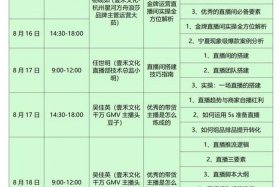 培训电商课程 电商培训课程表