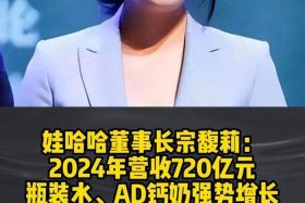 宗馥莉继续担任娃哈哈执行董事（宗馥莉继续担任娃哈哈执行董事了吗）