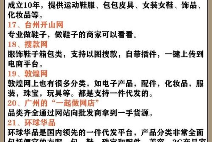 电商货源网址推荐 - 电商货源网址推荐大全