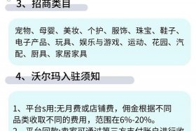 沃尔玛全球电商入住登记表 - 入驻沃尔玛电商
