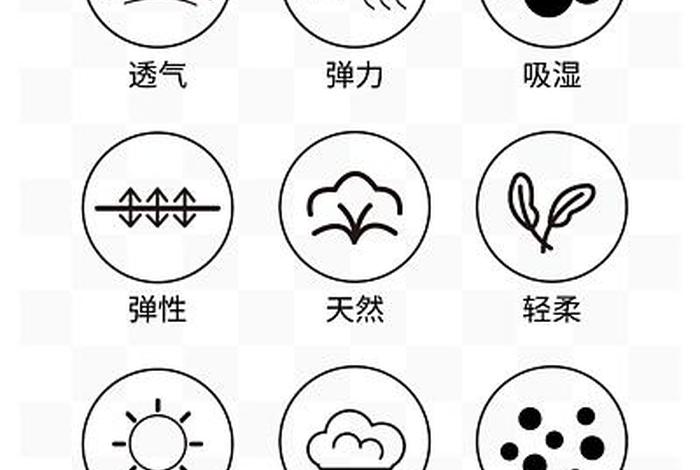 电商服装面料图标矢量元素免费下载、服装面料素材图片