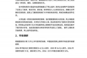 电商创业项目；电商创业项目计划书