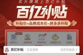 电商大战百亿补贴什么意思，电商大战百亿补贴什么意思啊