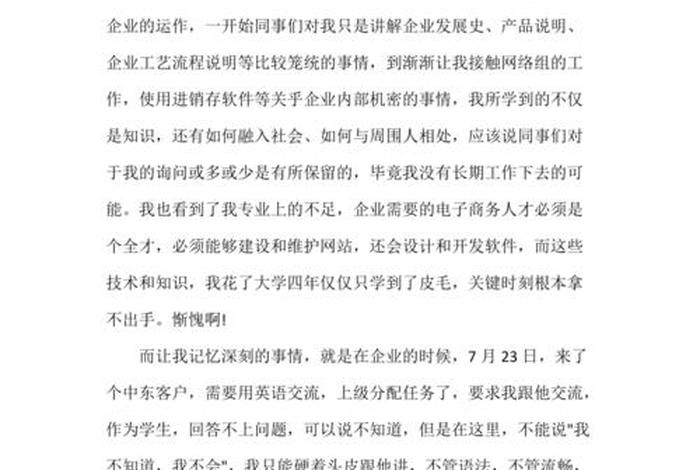 电商总结材料 - 电商的总结