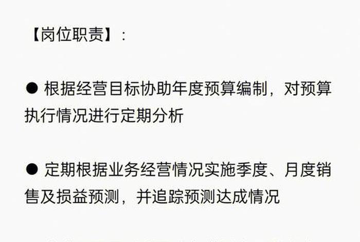 电商财务bp工作内容、电商财务bp工作内容怎么写