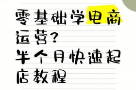 怎么学电商最快、怎么学电商最快入门