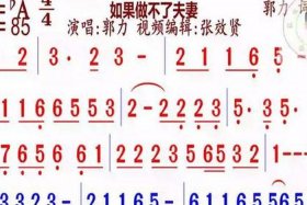 如果做不了夫妻歌曲原唱、如果做不了夫妻歌曲原唱是谁
