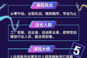 兴趣电商运营课程，兴趣电商运营课程内容