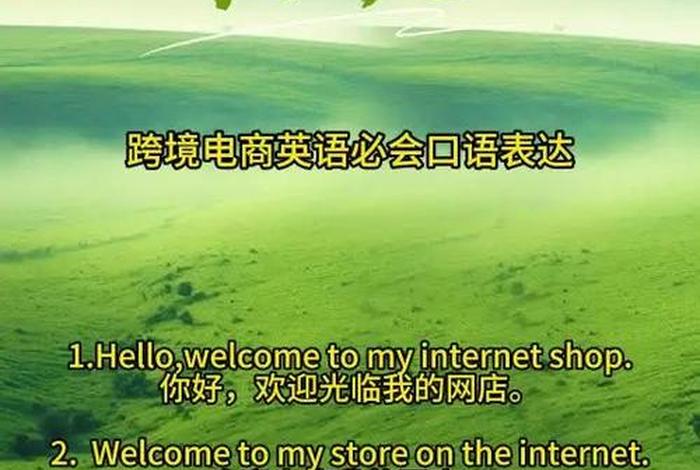 电商英语口语，关于电商的英语口语演讲