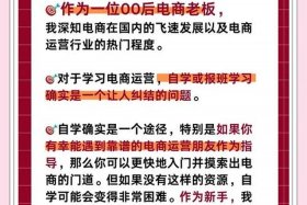 我想学电商怎么入手（我想学电商怎么入手工作）