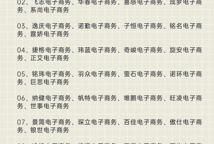 电商公司取名，电商公司取名字高端大气点