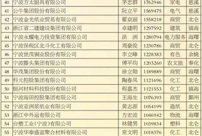 宁波电商公司排名；宁波电商公司排名榜