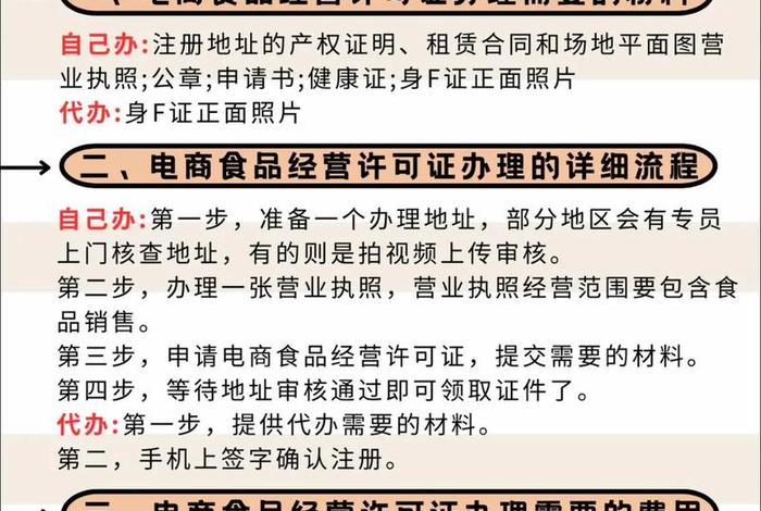 电商经营许可证怎么申请（电商食品经营许可证怎么申请）