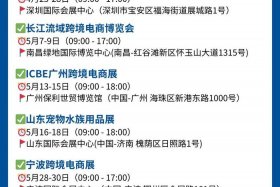 上海跨境电商展会 上海跨境电商展会2021时间表