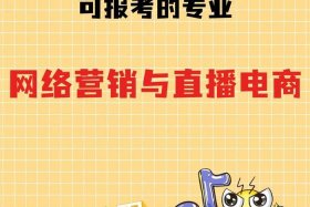 网络营销与直播电商专升本可以报什么专业（网络营销与直播电商专升本可以报
