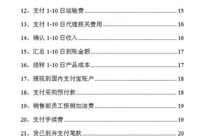 电商记账会计分录、电商记账会计分录模板