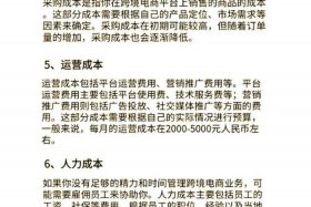 电商成本，跨境电商成本