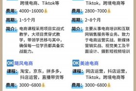 电商培训课程安排 电商培训课程安排方案