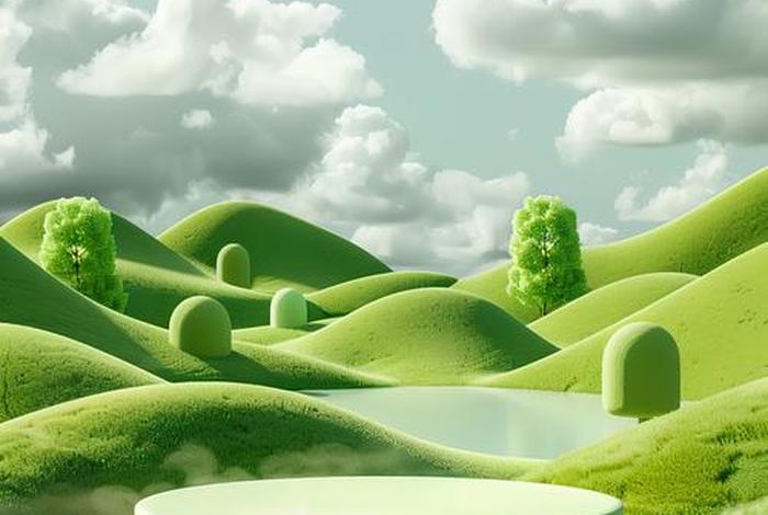 电商森林户外背景 - 电商森林场景建模 电商森林户外背景 - 电商森林场景建模