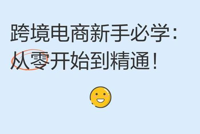 跨境电商从入门到精通电子书（跨境电商从入门到精通百度云）