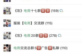 电商交流微信群；电商交流微信群名称大全