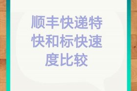顺丰电商标快是什么意思 - 顺丰的电商标快是什么意思