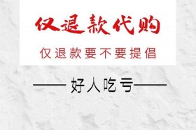 仅退货卖家，仅退款成功后卖家找你要你退货