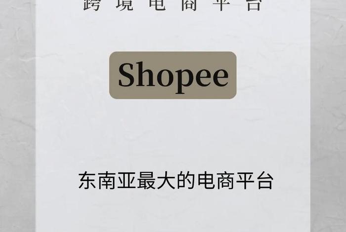 跨境电商运营shopee(跨境电商运营是做什么的) 跨境电商运营shopee(跨境电商运营是做什么的)