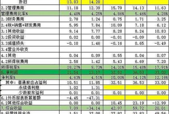 电商利润表模板（电商利润表模板图片）