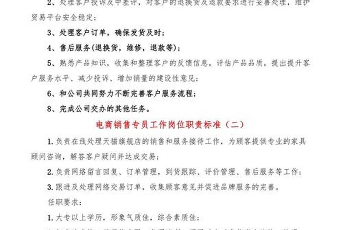 电商经理岗位职责和任职要求 - 电商经管是什么